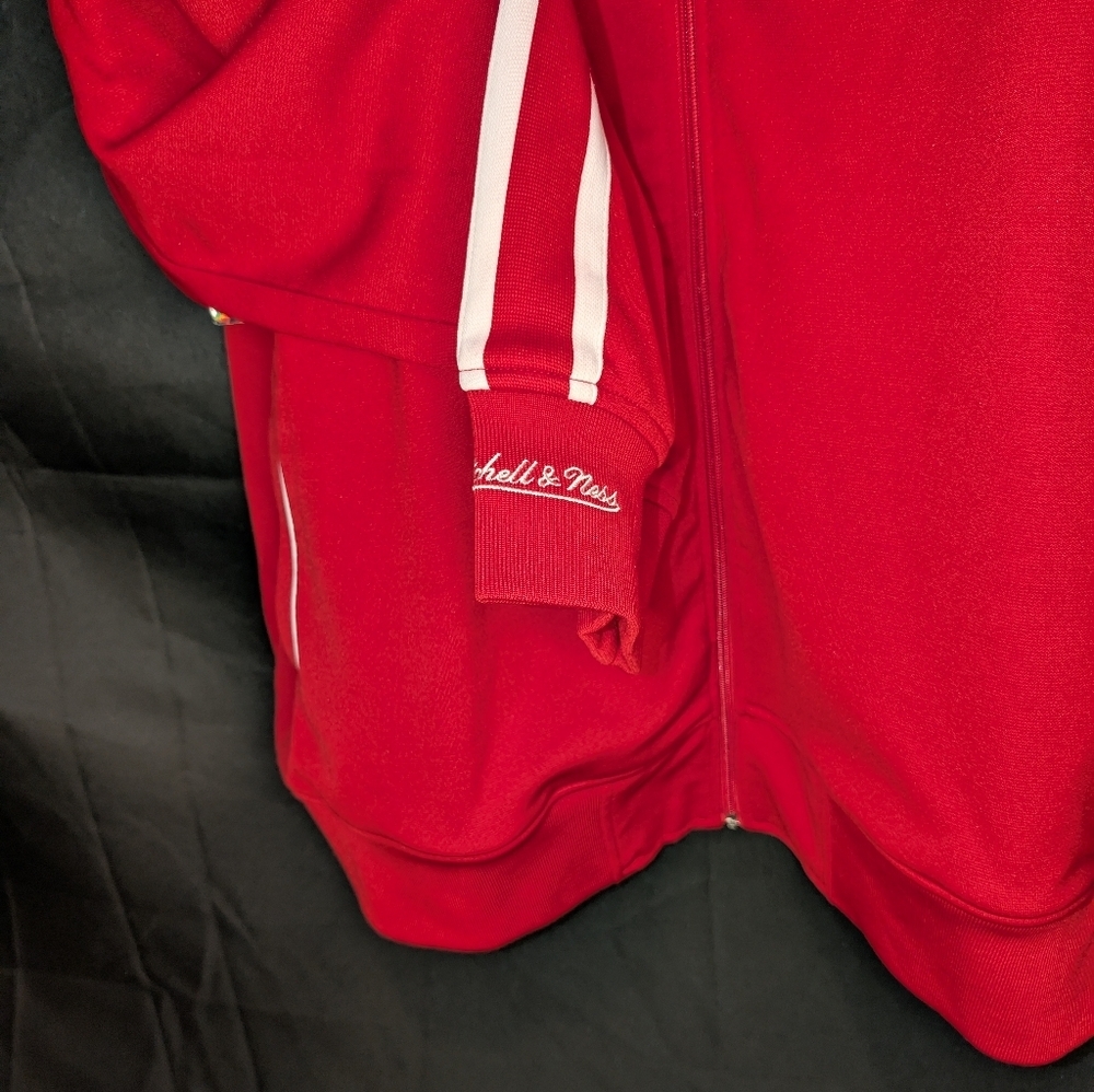 Mitchell & Ness Detroit Red Wings Full Zip Track Jacket - Size 5LX - Picture 5 of 6